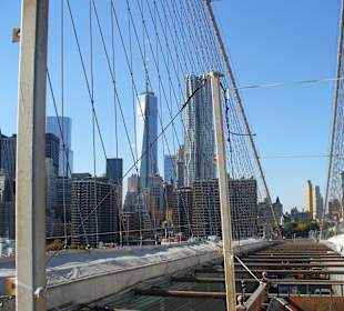 Auf der Brooklyn Bridge
