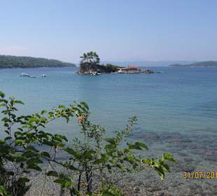 Aufnahme von Taverne: Blick zum Insel-Kapelle