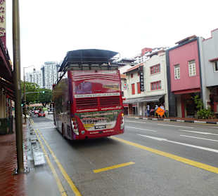 Unterwegs in Singapur mit dem Hop and Hop Bus