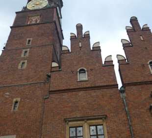 Das Alte Rathaus, das schönste Gebäude von Breslau