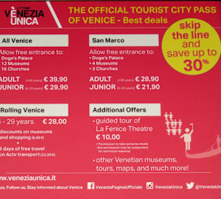 Tourist City Pass; Stand: Nov. 2018