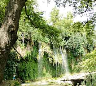 Der große Wasserfall im Juli