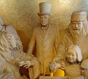 In der Mitte Joh. Georg Niederegger