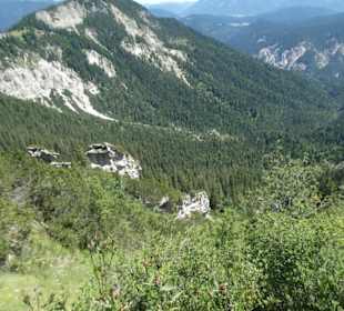 Bei der Wanderung Osterfelderkopf-Hochalm-Kreuzeck