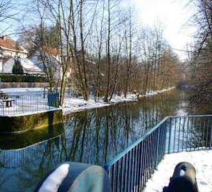 Der Stausee im Winter ein Traum