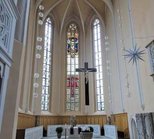 Blick in den Chor der Klosterkirche Sonnefeld