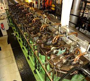 Maschinenraum der "GERA"