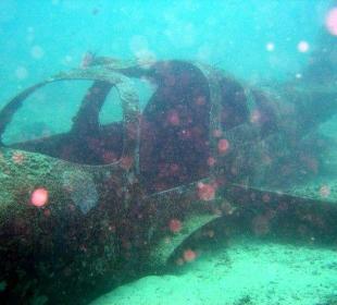 Wrack eines Flugzeug