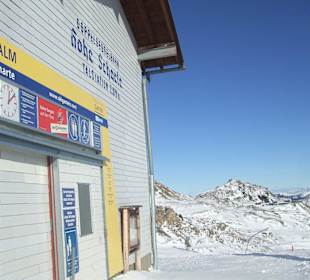 Talstation vom Sessellift an der Hohen Scharte