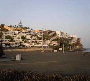 Promenadenblick von Strand