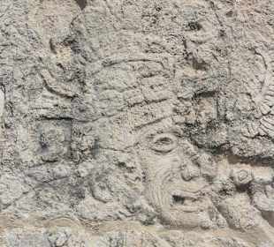 Relief eines Mayakönigs