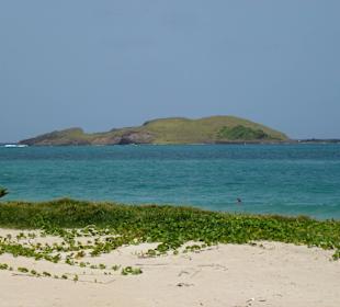 Anse de Sables, Blick auf Marina Is. Nature Reserv
