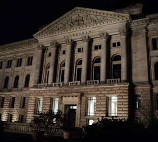 Berlin Bundesrat at night