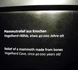 Fund in der Vogelherd Höhle