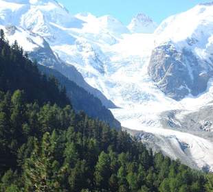 Aussicht aus Berninaexpress