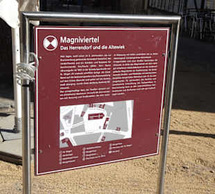 Infotafel im Magniviertel