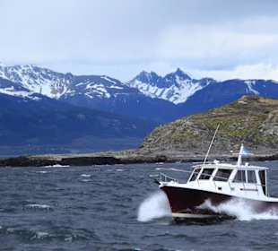 Bootsfahrt auf dem Beagle-Kanal