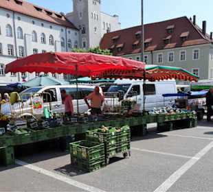Impressionen vom Rundgang über den Wochenmarkt