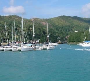Hafen, Grand Anse, Praslin, Seychellen