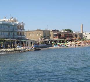 Der Strand (ca. 10 Gehminuten) vom Hotel Gaia Garden