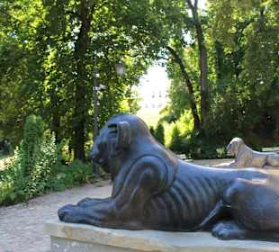 Łazienki królewskie, park