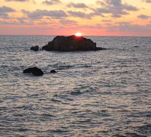 Sonnenuntergang von der Taverne