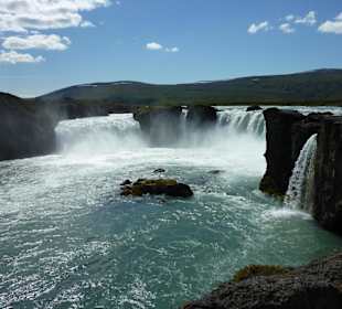 Wasserfall in Godafoss