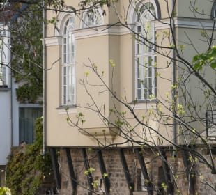 Blick zur Kleinen Synagoge von Erfurt