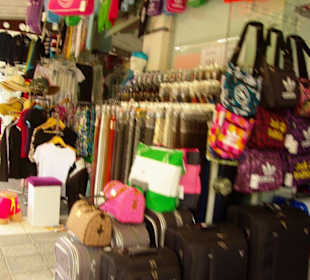 Kumköy Einkaufs-Bazarbereich