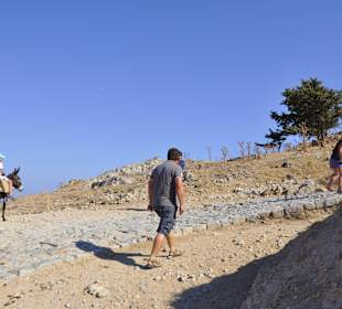 Auf dem Weg zu Akropolis, feste Schuhe müssen sein