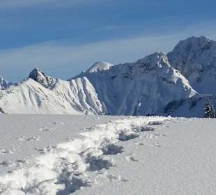 Schneeschuhwanderung in der Umgebung von Faschina-Damüls