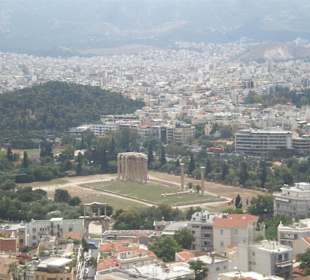 Blick auf Athen