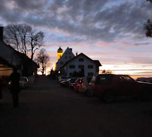 In der Abenddämmerung