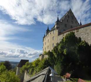 Bei der Besichtigung der Veste Coburg