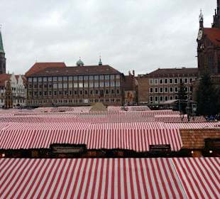 Weihnachtsmarkt von oben