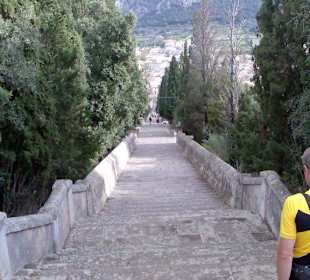 1000 Stufen zum Kalvarienberg in Pollenca