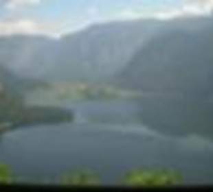 Ausblick vom Berg auf den Hallstättersee