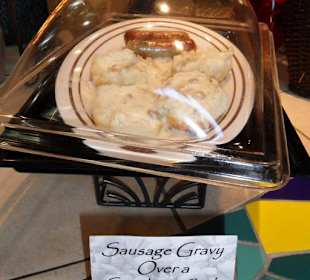 Ein Angebot des Frühstücksbüffets