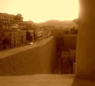 IBIZA Stadt auf der Befestigung