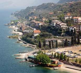 Blick von der Scalliger-Burg auf Malcesine