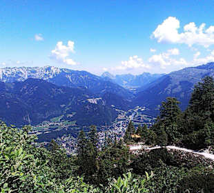 Blick hinunter au fBad Ischl