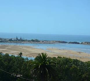 Widok na wioskę i plażę