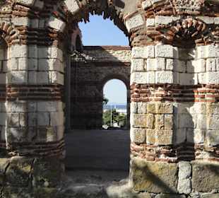 Sehenswert, die alten Ruinen in Nessebar