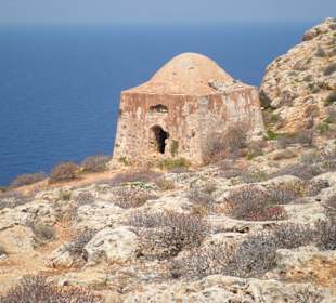 Überbleibsel der Burg-Ruine