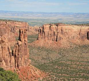 Ausblick von einem der Aussichtspunkte im Park