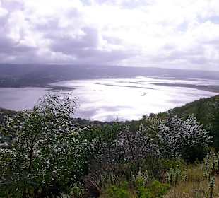 Blick über Lagune Blick rRchtung Knysna