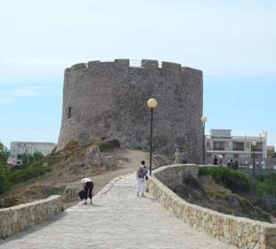 Turm Torro vom Meer her gesehen