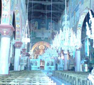 Innenansicht der Evangelismus-Kirche