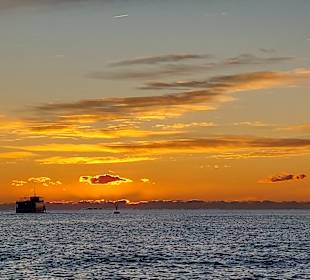 Sonnenuntergang Ria Formosa Bootstour