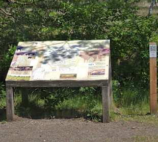Infotafel am Parkplatz